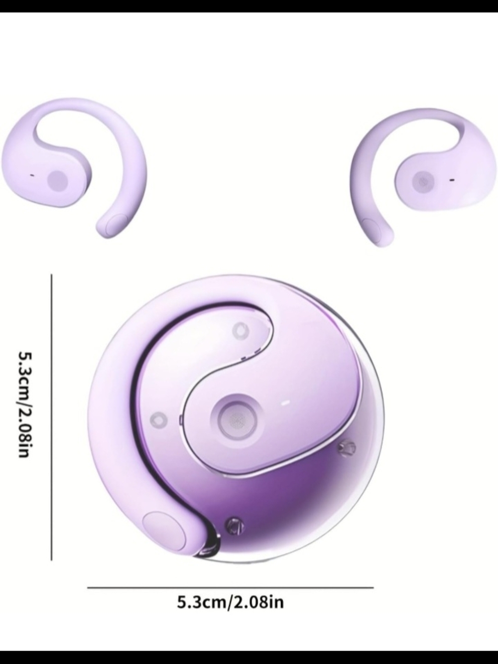Open Wear Stereo Bluetooth Earbuds OWS31 – NEW | Translation Style | - Picture 3 of 3